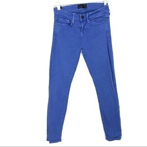 Vince skinny ankle periwinkle blue jeans